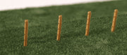 LX058 - Scale Model Scenery - OO/HO - 4ft Fence Posts (pre-drilled)