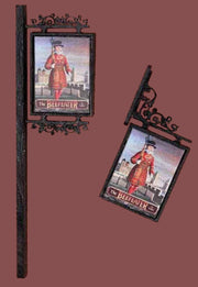 LX250 - Scale Model Scenery - OO/HO - Laser Cut Pub Signs (Pack of 4)