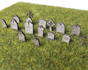 LX394 - Scale Model Scenery - OO/HO - Gravestones