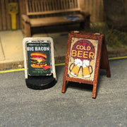 LX470 - Scale Model Scenery -  OO/HO - Pavement Signs
