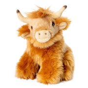Living Nature Large Highland Cow Soft Toy