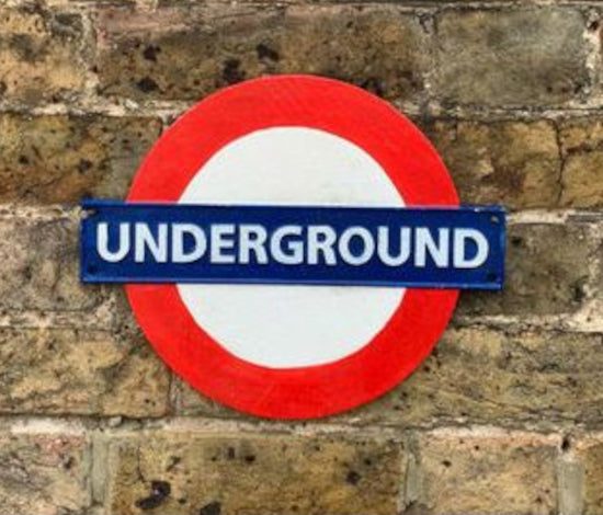 Cast Iron Plaque - London Underground Roundel
