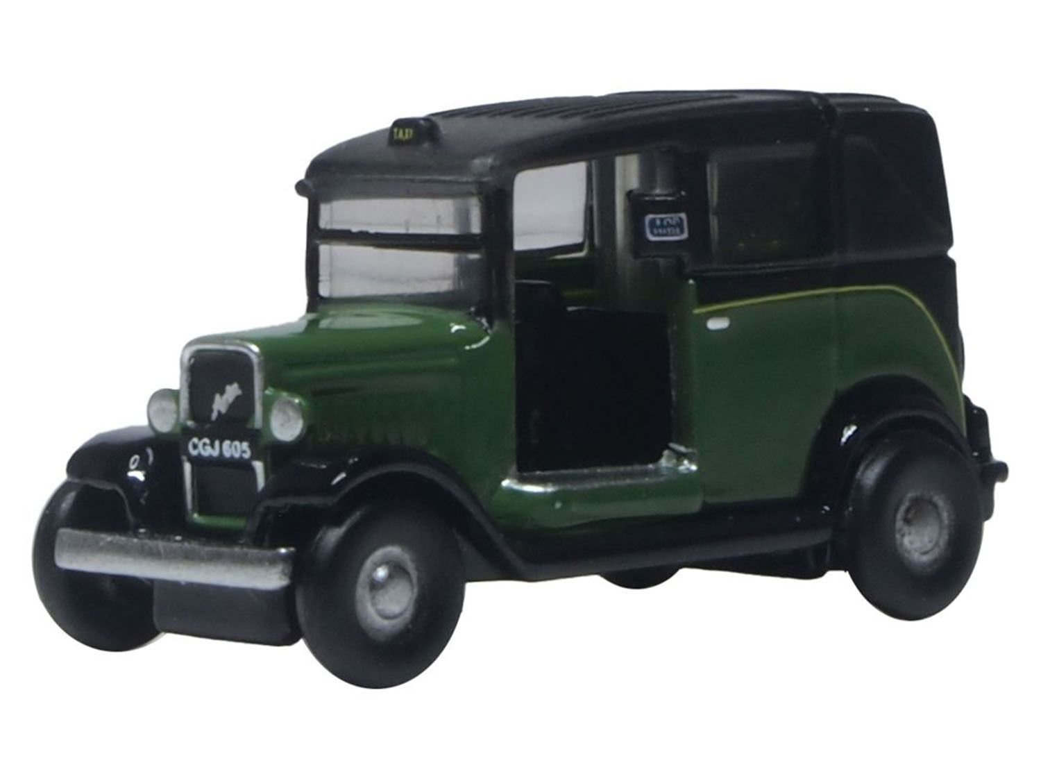 NAT005 - OXFORD DIECAST - N - Austin Low Loader Taxi Green