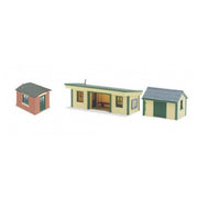 Platform shelter, wooden type with 2 huts