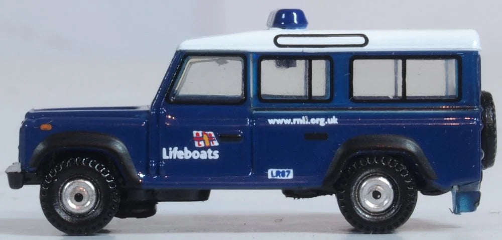 NDEF014 - Oxford Diecast - RNLI Land Rover Defender Station Wagon - 1:148 Scale