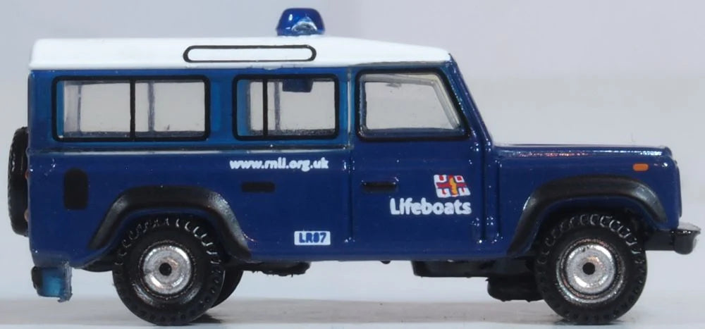 NDEF014 - Oxford Diecast - RNLI Land Rover Defender Station Wagon - 1:148 Scale