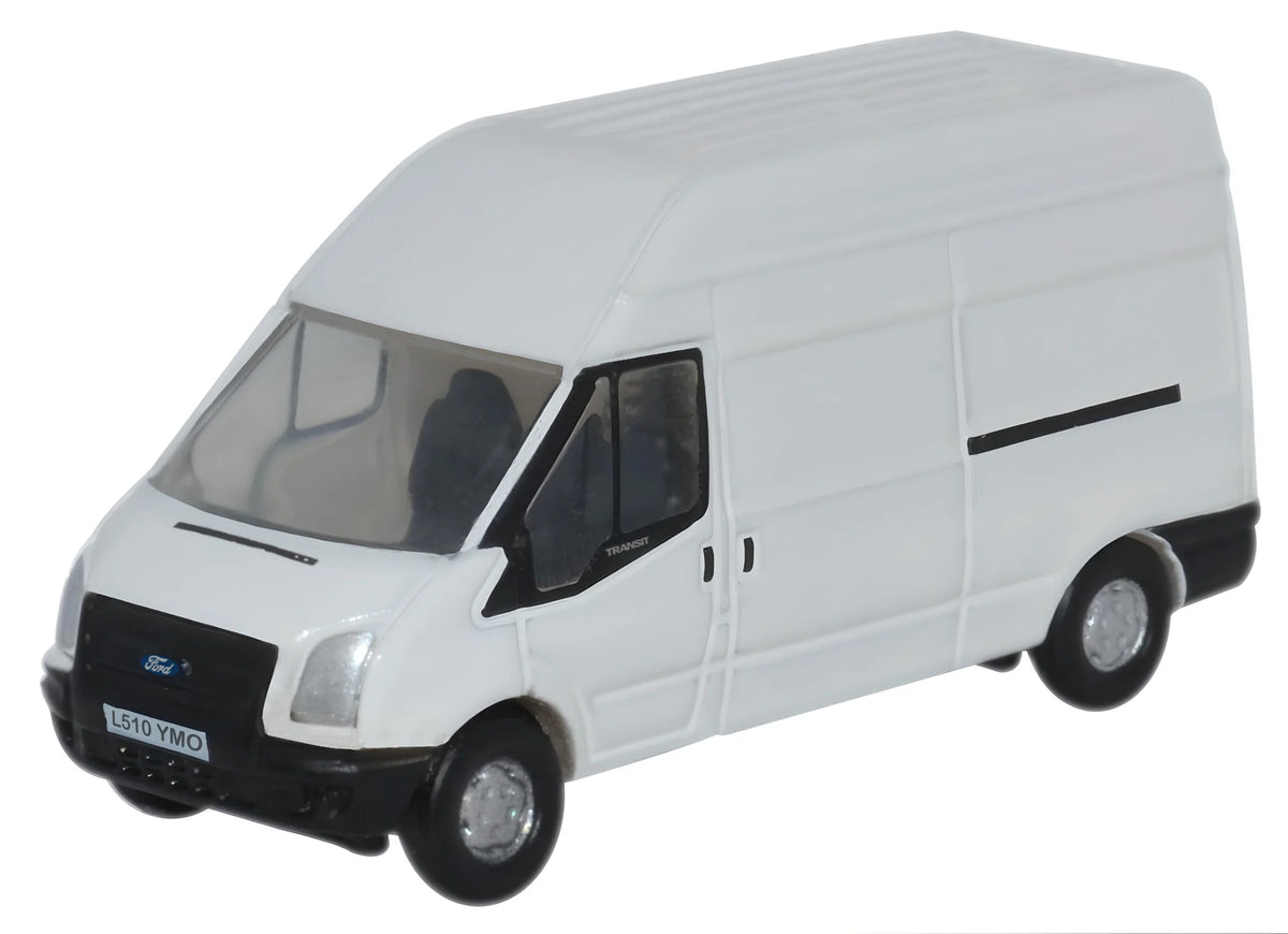 NFT006 - Oxford Diecast - White Transit LBW High 2006 - 1:48 Scale