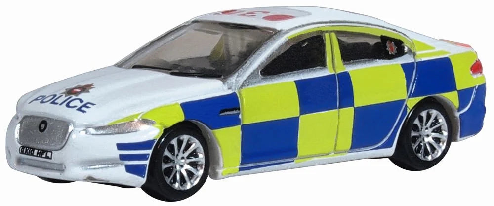 NXF008 - Oxford Diecast - Police Jaguar XF - 1:148 Scale