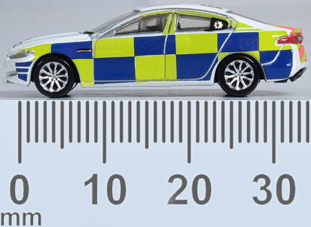 NXF008 - Oxford Diecast - Police Jaguar XF - 1:148 Scale