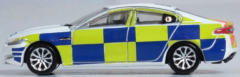 NXF008 - Oxford Diecast - Police Jaguar XF - 1:148 Scale
