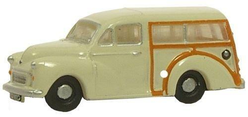 NMMT001 - Oxford Diecast - Old English White Morris Traveller