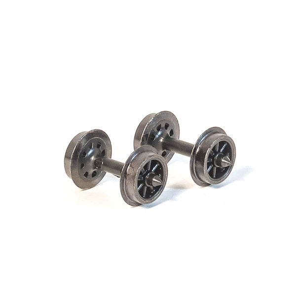 Spoked wheels n/s tyres 8 axles