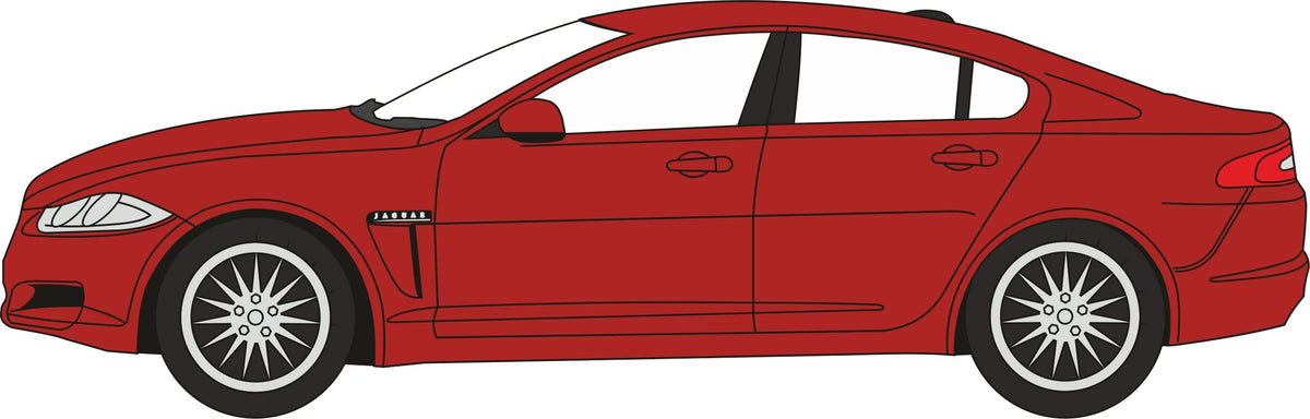NXF001 - Oxford Diecast - Jaguar XF Carnelian Red - 1:148 Scale