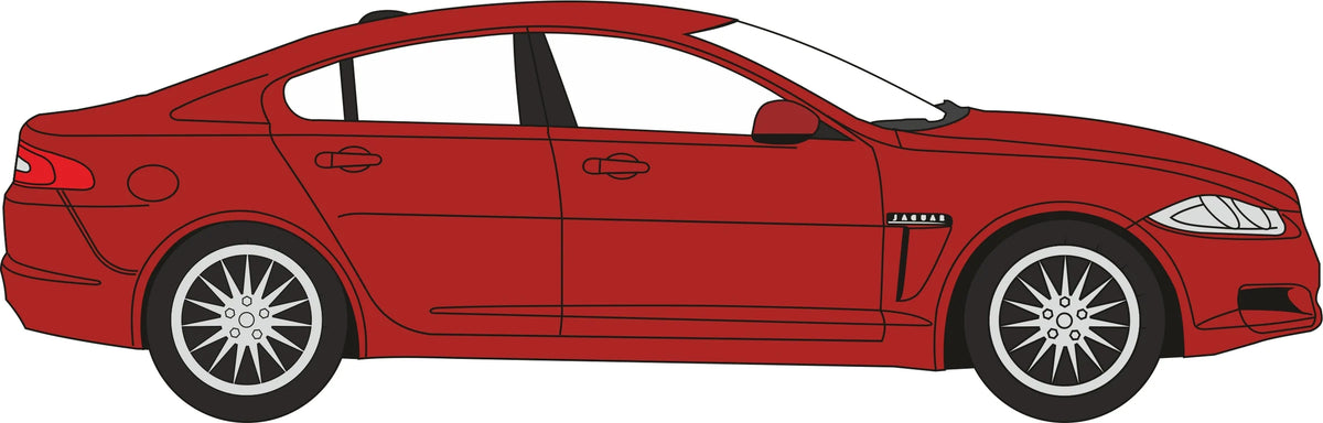NXF001 - Oxford Diecast - Jaguar XF Carnelian Red - 1:148 Scale