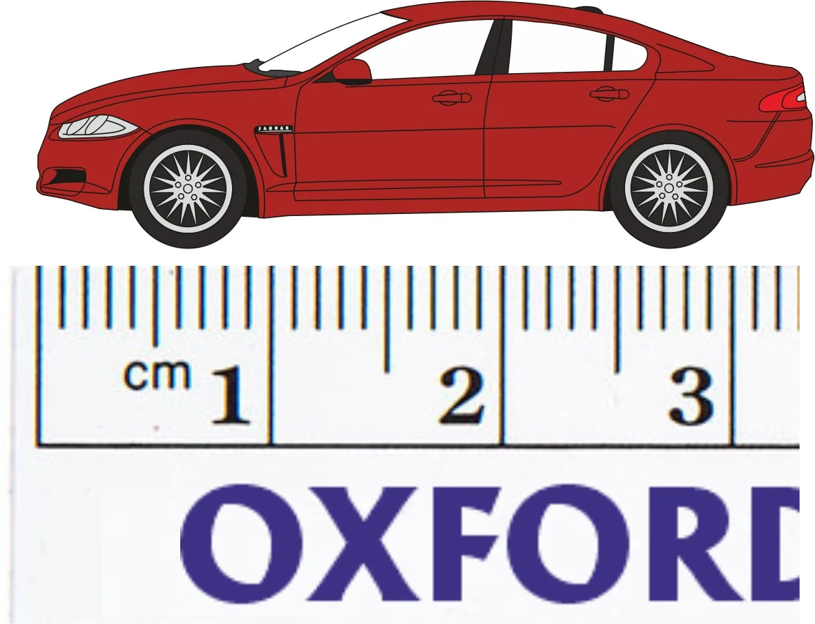 NXF001 - Oxford Diecast - Jaguar XF Carnelian Red - 1:148 Scale