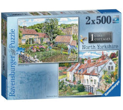 Cosy Cottages - North Yorkshire' Ravensburger 2 x 500 piece jigsaws