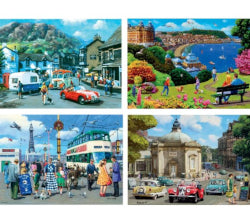 Happy Days No. 1 - Look North' Ravensburger 4 x 500 piece jigsaws