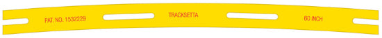 00T60 - TRACKSETTA - OO/HO - 60' Radius Tracklaying Template