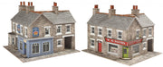 PN117 N Scale Corner Shop & Pub in Stone