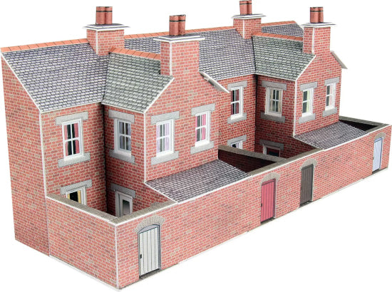 PN176 Low Relief House Back - Brick