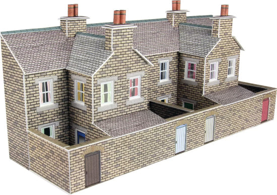 PN177 - Metcalfe - N -  Low Relief Stone Terraced House Backs