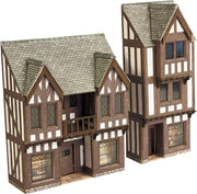 PN190 - Metcalfe - N - Low Relief Timber Framed Shops