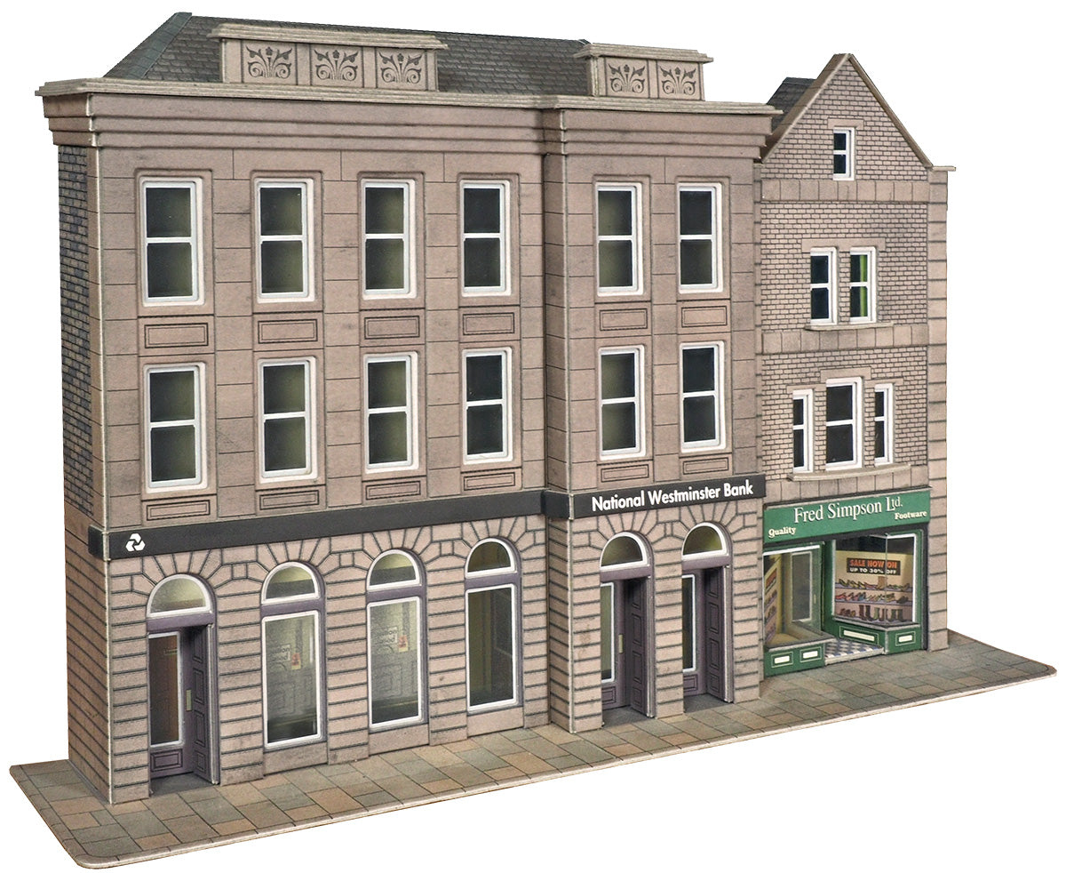 PO271 - Metcalfe - 00/H0 - Low Relief Bank & Shop