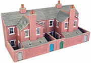 Low Relief Red Brick Terraced House