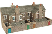 Low Relief Terraced Houses (Backs) - OO