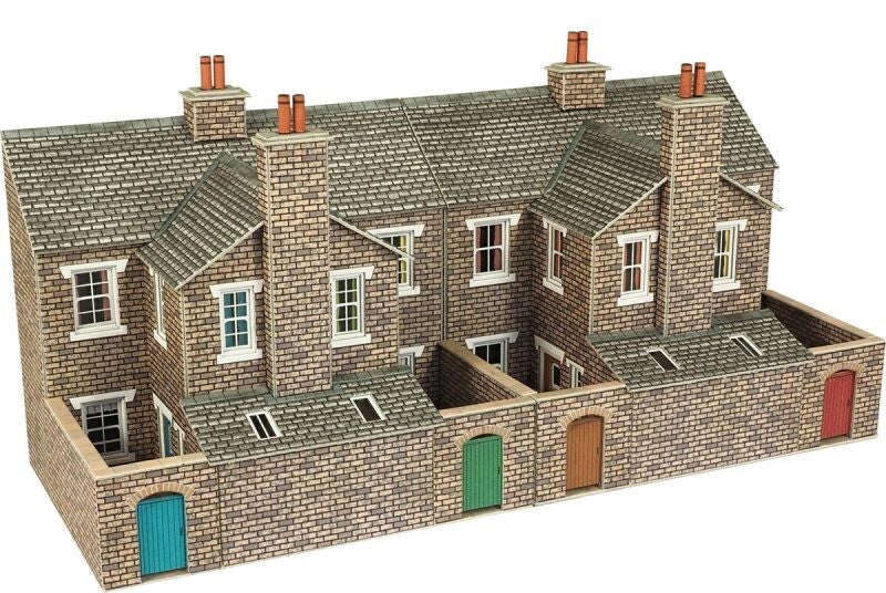 Low Relief Terraced Houses (Backs) - OO