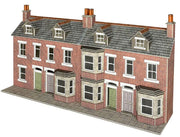 PO302 Low Relief Terraced House Fronts- Brick