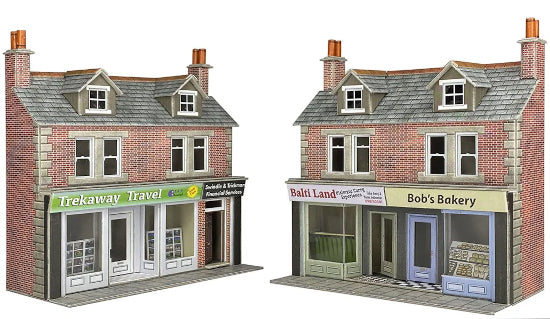 PO306 Low Relief Shop Fronts - Brick