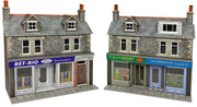 PO307 - Metcalfe - 00/HO - Low Relief Shop Fronts – Stone