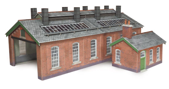 PO313 Double Track Engine Shed