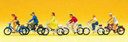 Preiser 10091 'Cyclists' HO Gauge