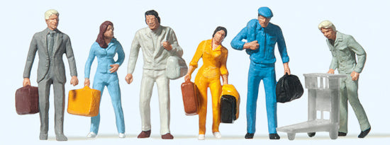 Preiser 14000 'Walking Passengers' (6) HO Gauge