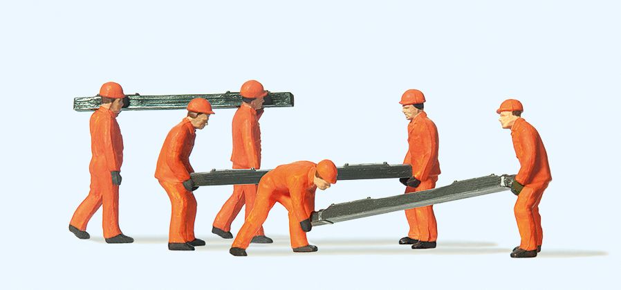 PR14036 - Preiser - HO - Sleeper Layers (6) with Sleepers Standard Figure Set