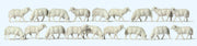 Preiser 14161 Sheep (18) Standard Figure Set HO Gauge