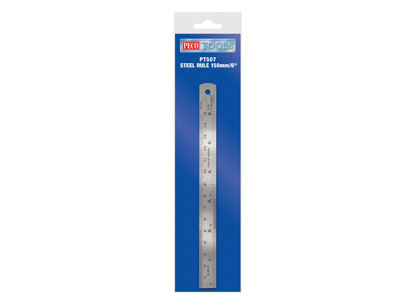 PT507 Steel Rule 150mm/6in