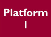 'Platform 1' Retro Metal Wall Sign