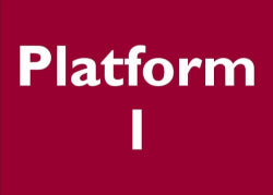 'Platform 1' Retro Metal Wall Sign