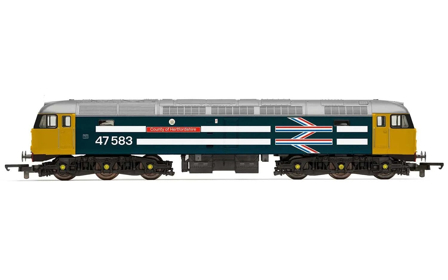 BR Class 47 - 47583 County of Herts TTS Sound