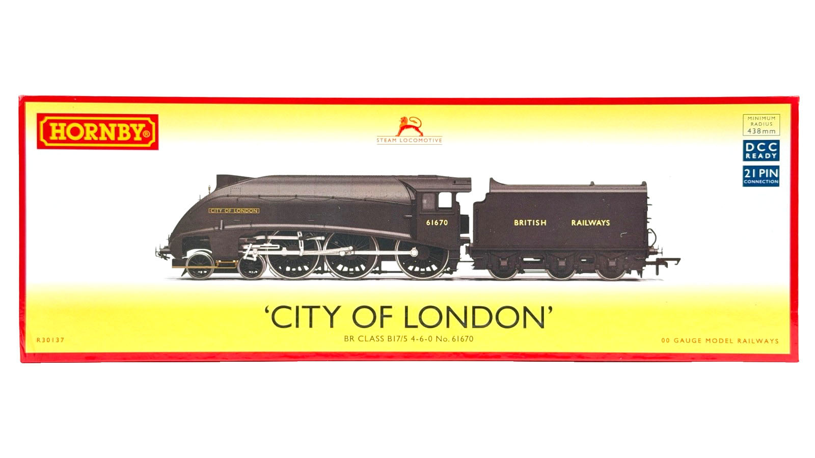 R30137 - Hornby - BR, Class B17/5, 4-6-0, 61670 'City of London'