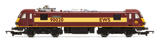 R30528TXS - Hornby - OO - RailRoad EWS Class 90 'Collingwood' 90020 with sound