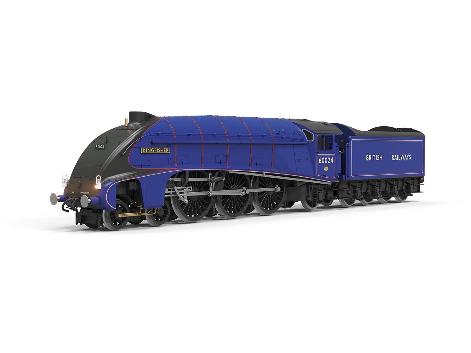 R30553SS - Hornby - OO - BR Class A4 Kingfisher – Steam Generator