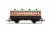 Hornby R40061 LSWR, 4 Wheel Coach, 1ST Class ,123