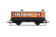 LSWR 4 Wheel Coach Brake 3rd w Lights