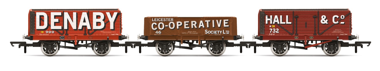 Triple Wagon Pack, Denaby Colliery, Leicester Co-Op & Hall