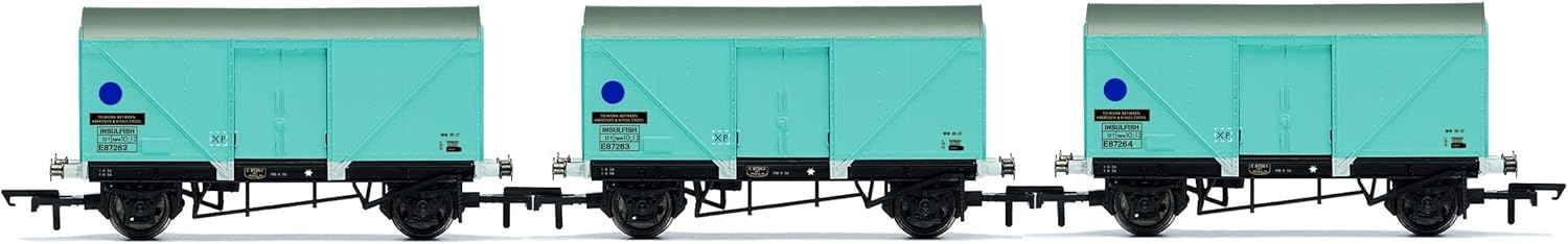 12 Ton Fish Van - BR Blue - Pack of Three