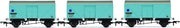 12 Ton Fish Van - BR Blue - Pack of Three